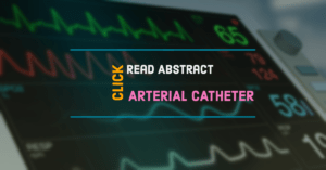 Arterial catheter