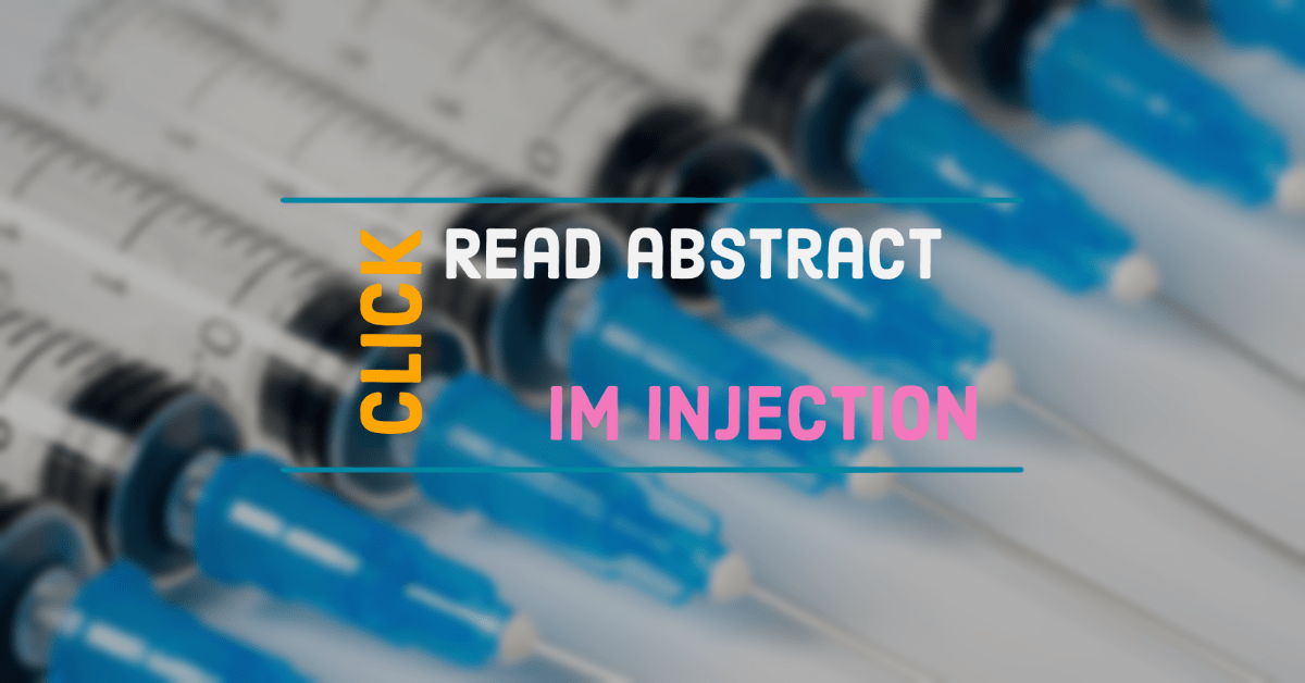 Learning intramuscular injection skills