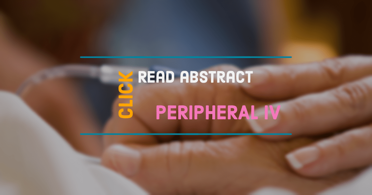 Emergency vascular access device placement in Australia 8 peripheral iv