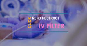 Glass particles from drug ampoules 22 IVTEAM IV Filter